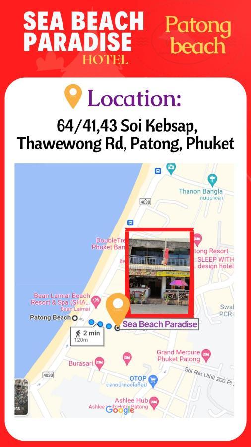 Sea Beach Paradise Patong Exterior photo